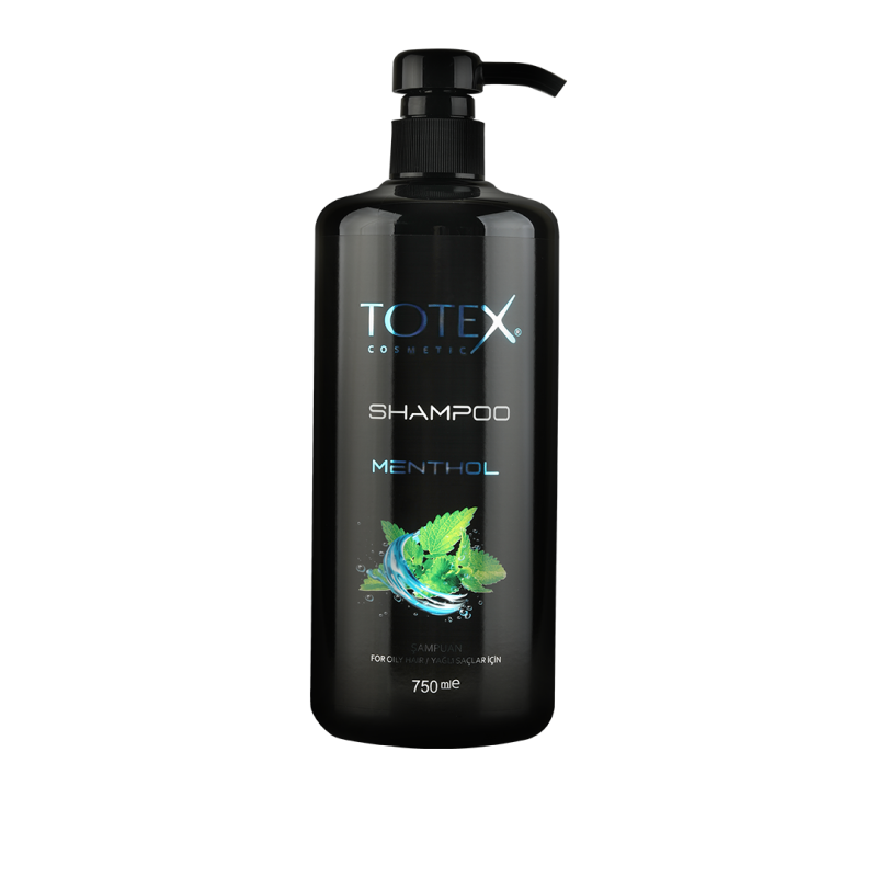 TOTEX Hair care Menthol Shampoo 750 ml- for men and women - Best Hair Shampoo for Deep Cleansing with All Natural Herbal