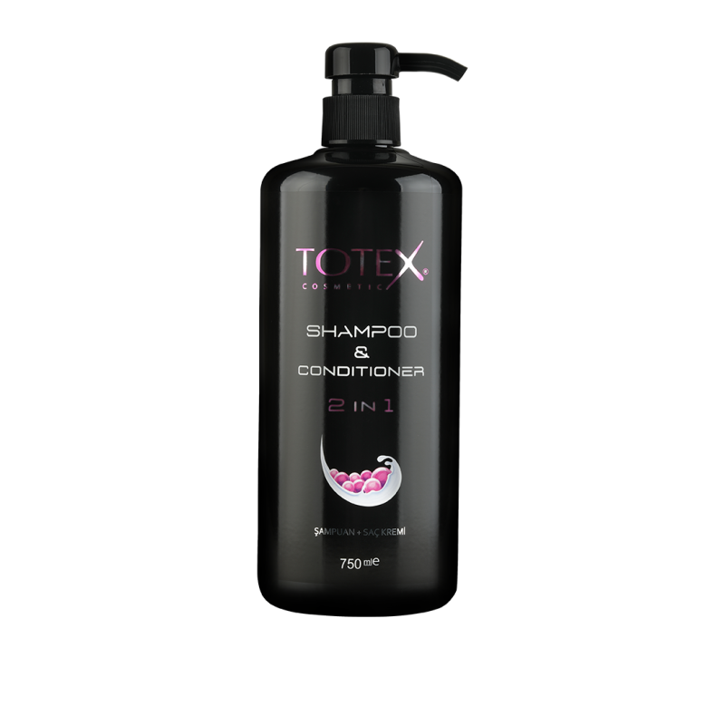 TOTEX Hair care 2 in 1  Shampoo 750 ml- for men and women - Best Hair Shampoo for Deep Cleansing with All Natural Herbal